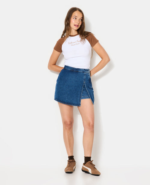 T-shirt manches raglan avec broderie - PIMKIE - 3