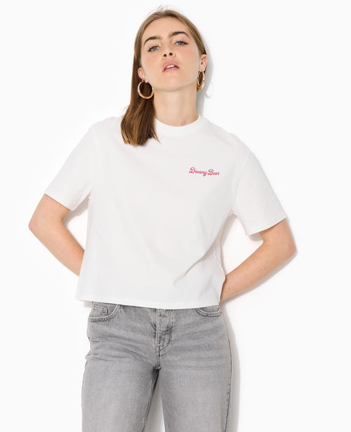 T-shirt court avec print devant et dos - PIMKIE - 6