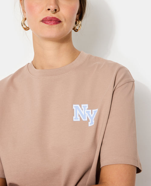 T-shirt court avec print devant et dos - PIMKIE - 2