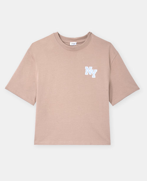 T-shirt court avec print devant et dos - PIMKIE - 4