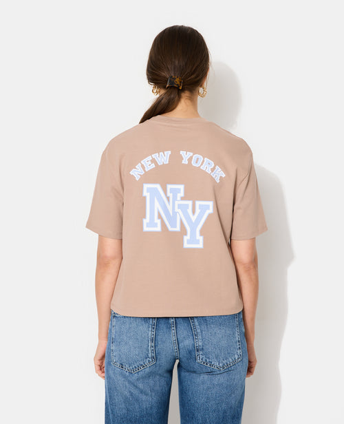 T-shirt court avec print devant et dos - PIMKIE - 6