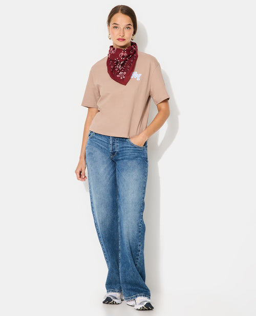 T-shirt court avec print devant et dos - PIMKIE - 7