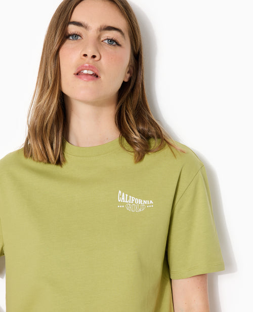 T-shirt court avec print devant et dos - PIMKIE - 2