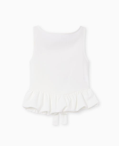 Top empiècement boule avec dos dégagé - PIMKIE - 4