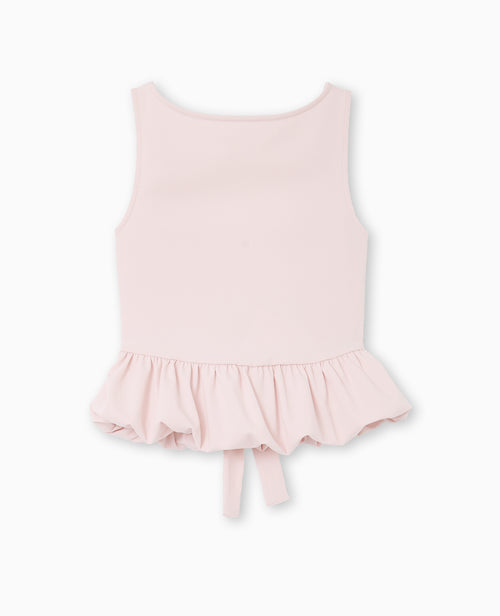 Top empiècement boule avec dos dégagé - PIMKIE - 4