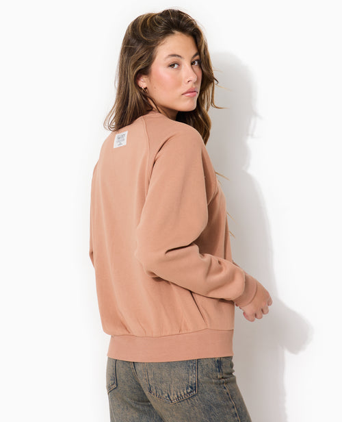 Sweat col rond avec étiquette cousue - PIMKIE - 6