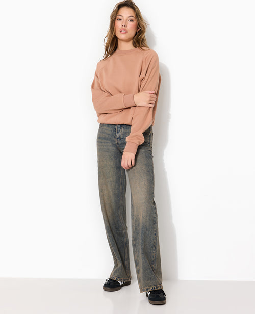 Sweat col rond avec étiquette cousue - PIMKIE - 7