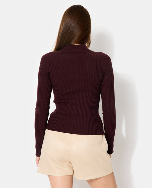 Pull moulant en maille côtelée avec boutons bijoux - PIMKIE - 6