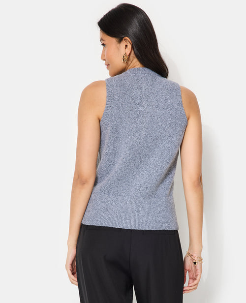 Gilet sans manches avec boutons recouverts - PIMKIE - 6