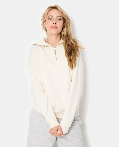 Sweat oversize col camionneur - PIMKIE - 5