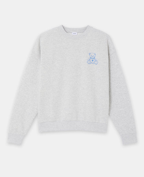 Sweat molleton oversize avec print devant et dos - PIMKIE - 4