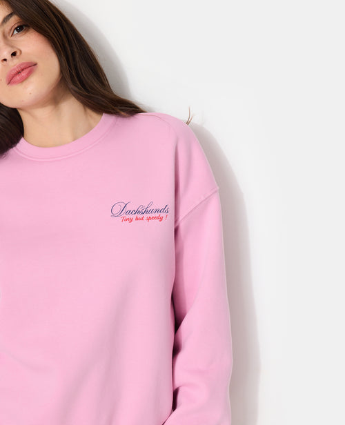 Sweat molleton oversize avec print devant et dos - PIMKIE - 2