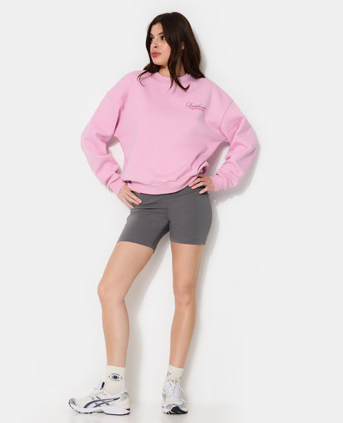 Sweat molleton oversize avec print devant et dos - PIMKIE - 5