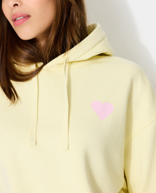 Sweat capuche avec print poitrine et dos - PIMKIE - 2