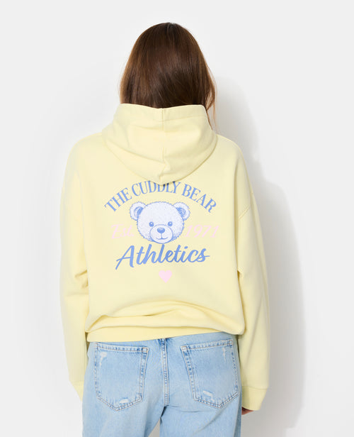 Sweat capuche avec print poitrine et dos - PIMKIE - 6