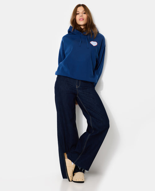 Sweat capuche avec print poitrine et dos - PIMKIE - 7