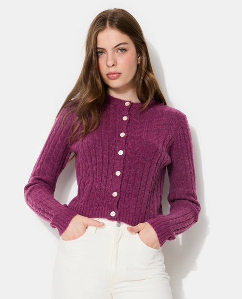 Gilet en maille torsadée - PIMKIE - 1