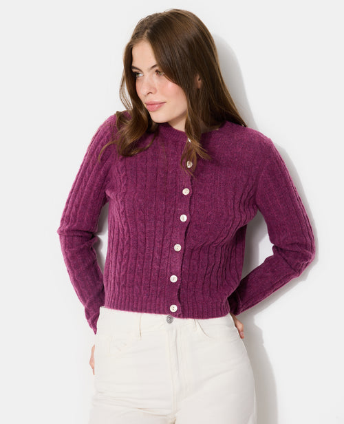 Gilet en maille torsadée - PIMKIE - 5