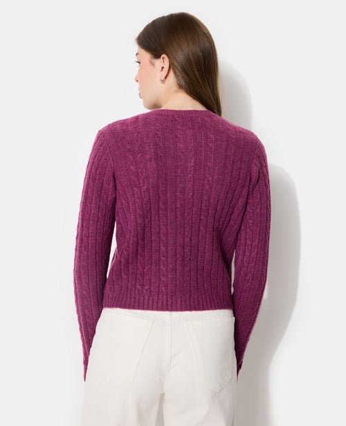 Gilet en maille torsadée - PIMKIE - 6