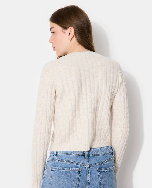 Gilet en maille torsadée - PIMKIE - 6