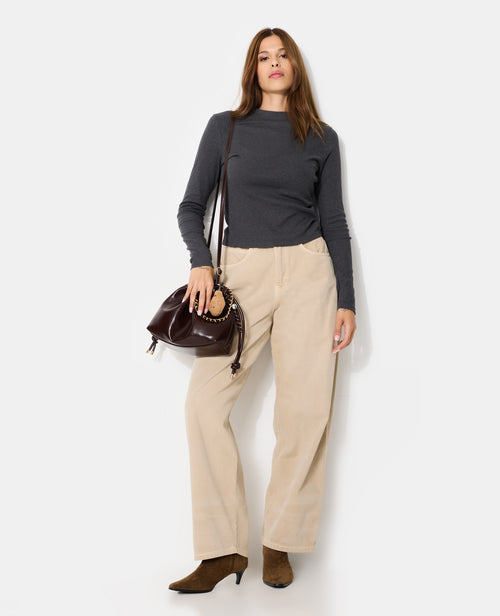 T-shirt manches longues en maille côtelée - PIMKIE - 3