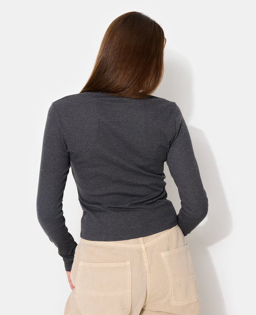 T-shirt manches longues en maille côtelée - PIMKIE - 6