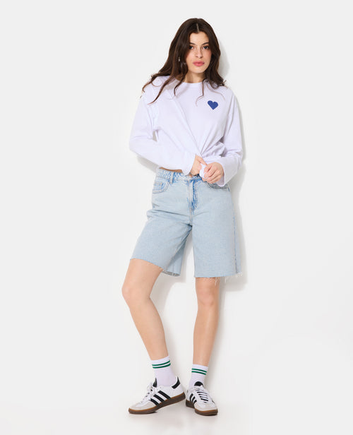 T-shirt oversize manches longues avec print - PIMKIE - 5