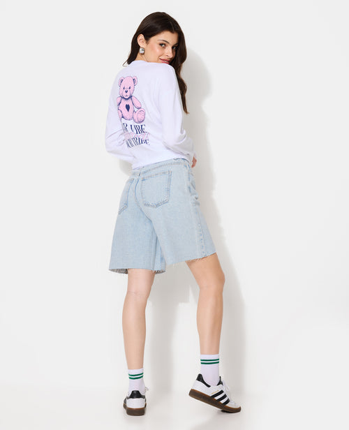 T-shirt oversize manches longues avec print - PIMKIE - 6