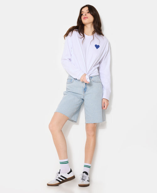 T-shirt oversize manches longues avec print - PIMKIE - 1