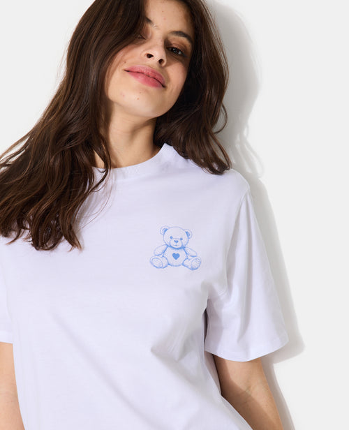 T-shirt oversize avec print poitrine et dos - PIMKIE - 2