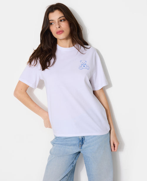 T-shirt oversize avec print poitrine et dos - PIMKIE - 5