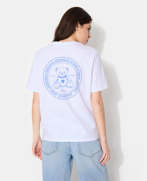 T-shirt oversize avec print poitrine et dos - PIMKIE - 6