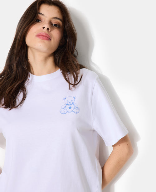 T-shirt oversize avec print poitrine et dos - PIMKIE - 7