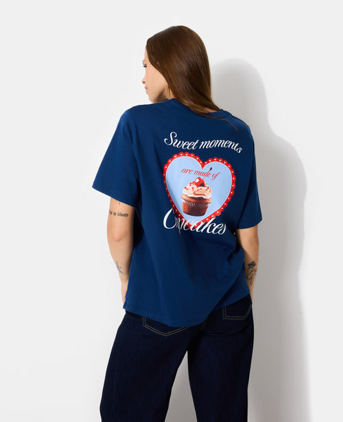T-shirt avec print poitrine et dos - PIMKIE - 1