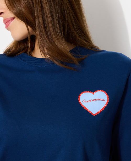 T-shirt avec print poitrine et dos - PIMKIE - 2