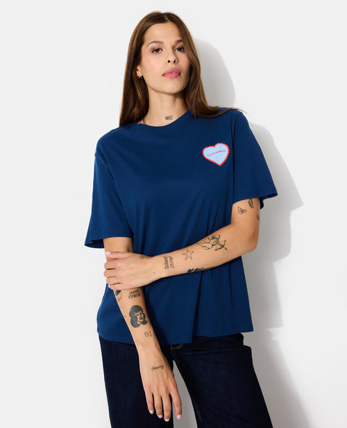 T-shirt avec print poitrine et dos - PIMKIE - 5