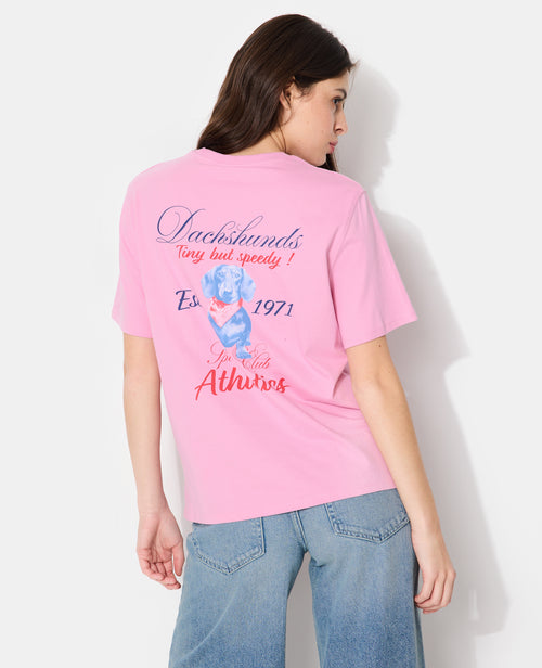 T-shirt oversize avec print devant et dos - PIMKIE - 1