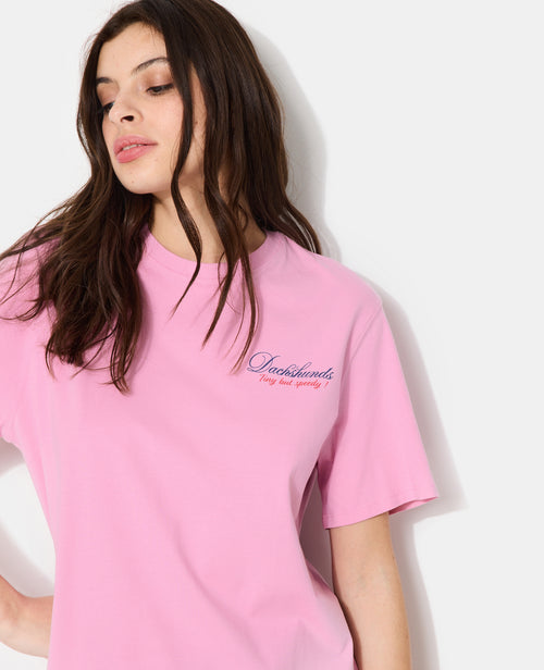 T-shirt oversize avec print devant et dos - PIMKIE - 2