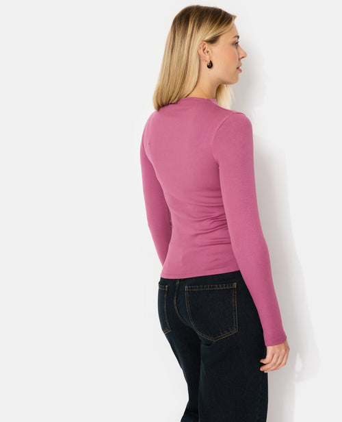 T-shirt manches longues col montant - PIMKIE - 7