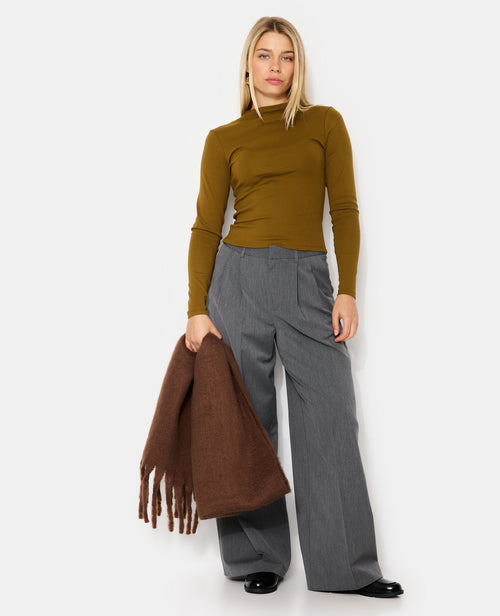 T-shirt manches longues col montant - PIMKIE - 3