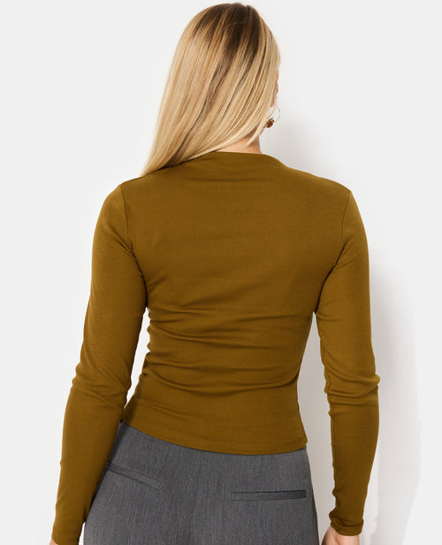 T-shirt manches longues col montant - PIMKIE - 6