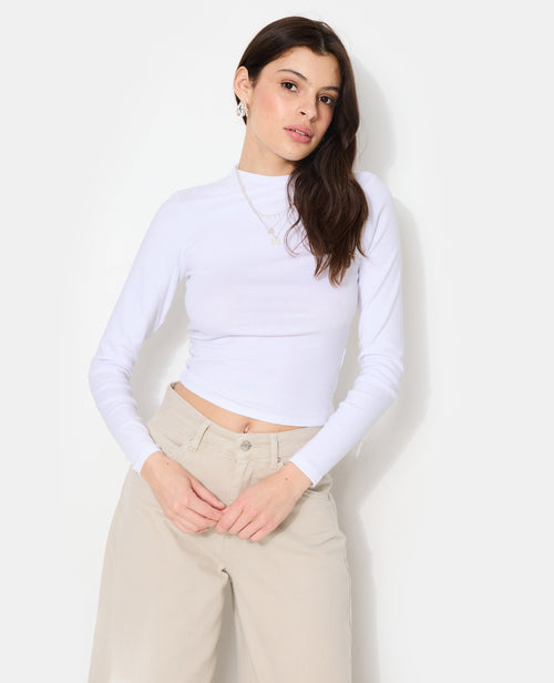 T-shirt manches longues col montant - PIMKIE - 1