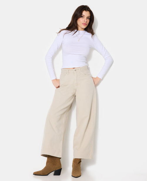 T-shirt manches longues col montant - PIMKIE - 3