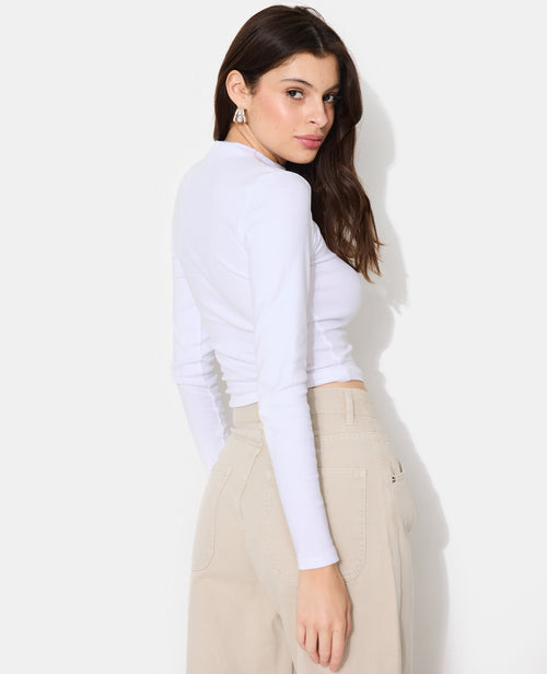 T-shirt manches longues col montant - PIMKIE - 6