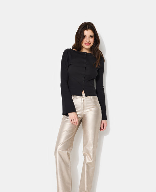 Top boutonné avec manches flare - PIMKIE - 5