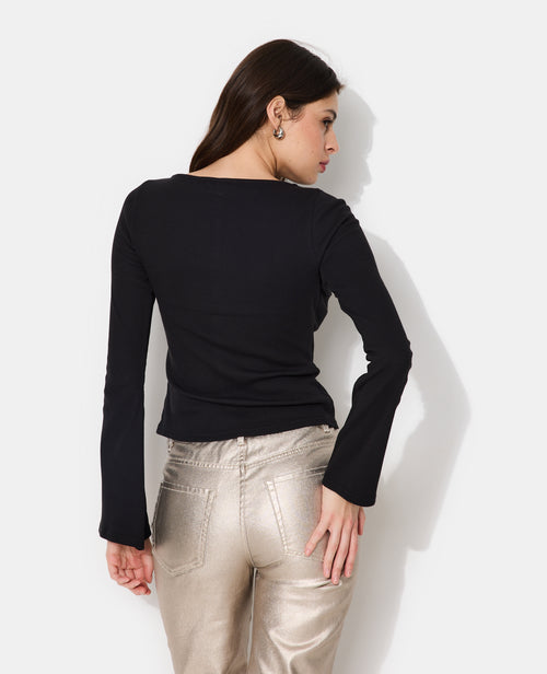 Top boutonné avec manches flare - PIMKIE - 6