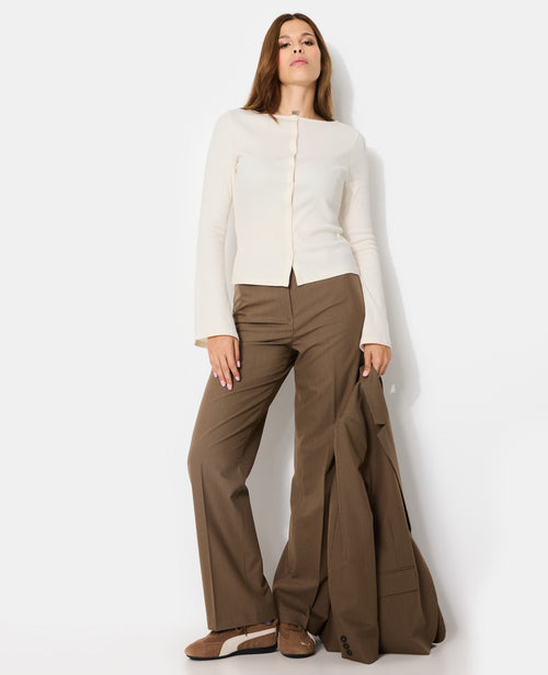 Top boutonné avec manches flare - PIMKIE - 3