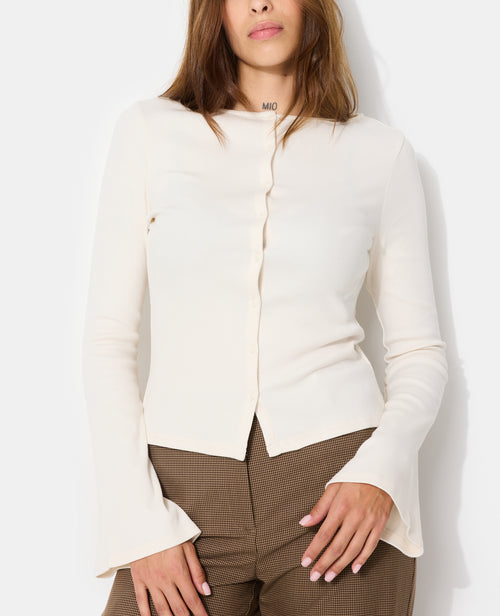 Top boutonné avec manches flare - PIMKIE - 7