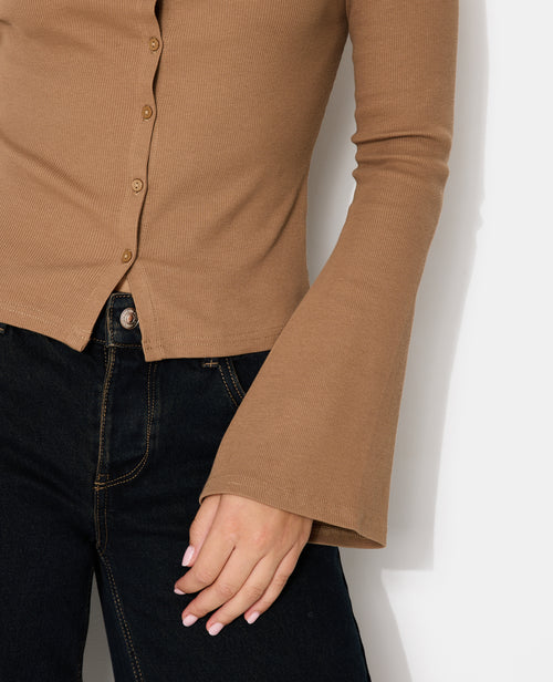 Top boutonné avec manches flare - PIMKIE - 2