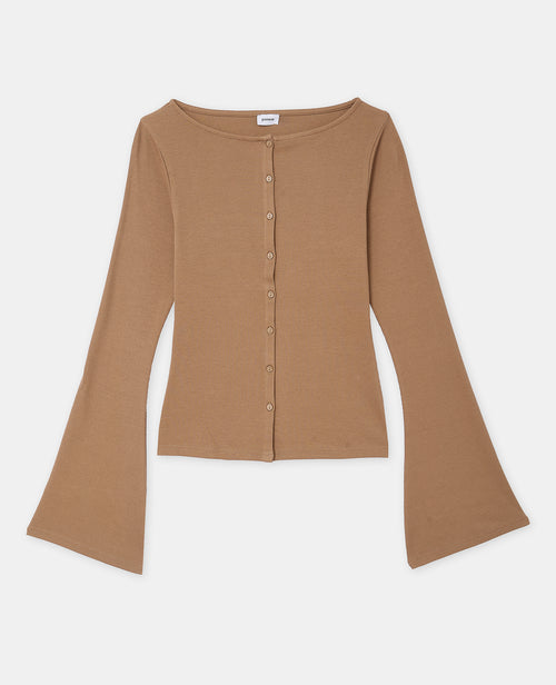 Top boutonné avec manches flare - PIMKIE - 4